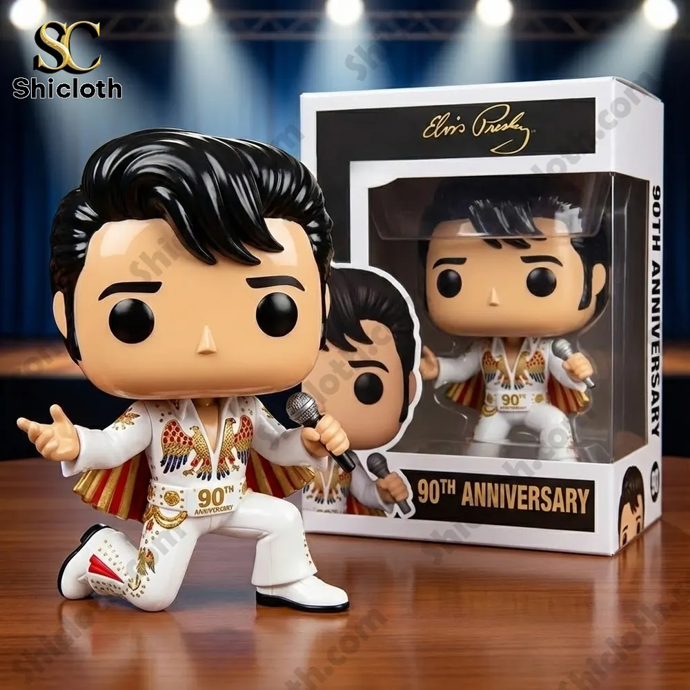 Rat Fink Skull Road Outlaw Collectible Pop Figure Doll 16 Elvis style singer figure performing on stage!