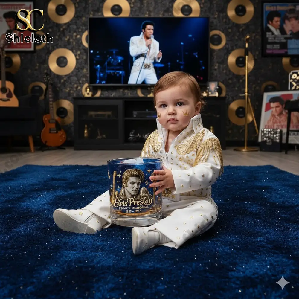 Elvis Presley Legacy Memorial Transparent Whiskey Glass 2026