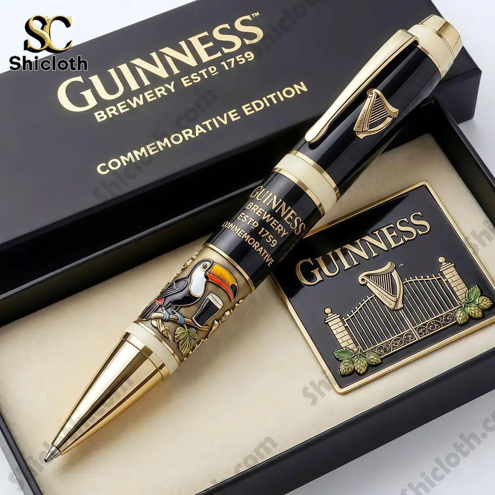 Guinness commemorative pen displayed in premium gift box!