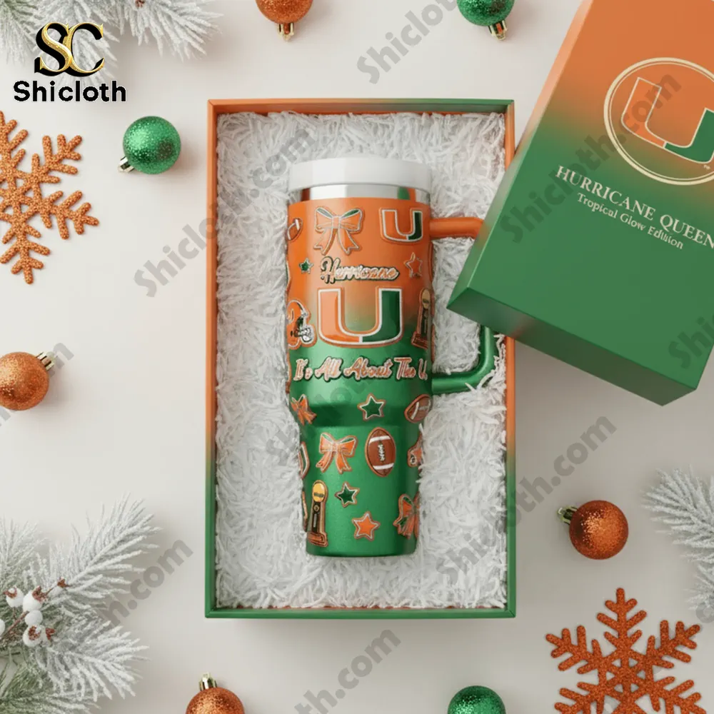 Alternative view of Hurricane Queen Tropical Glow Edition Tumbler With Handle