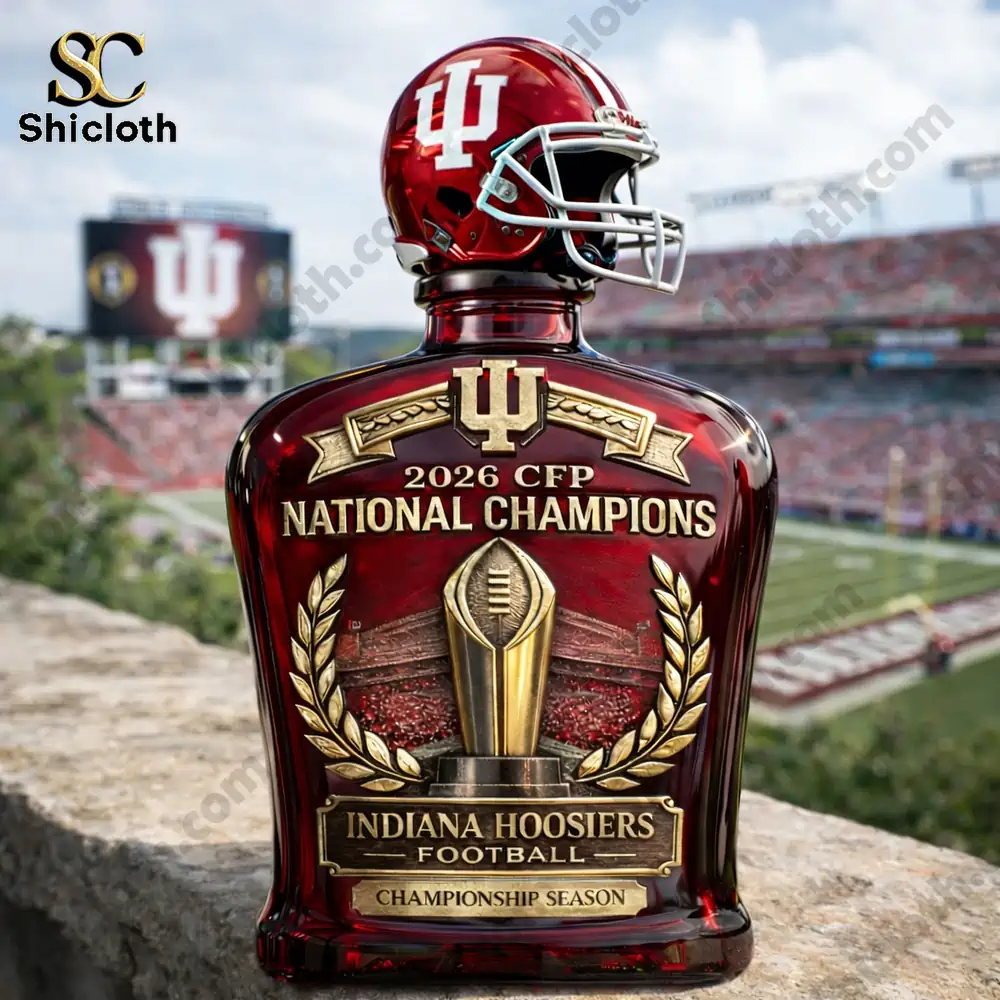 Indiana Hoosiers championship bottle at football stadium!