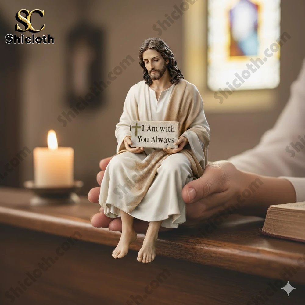 Jesus Christ Desk Companion Resin Figurine Doll