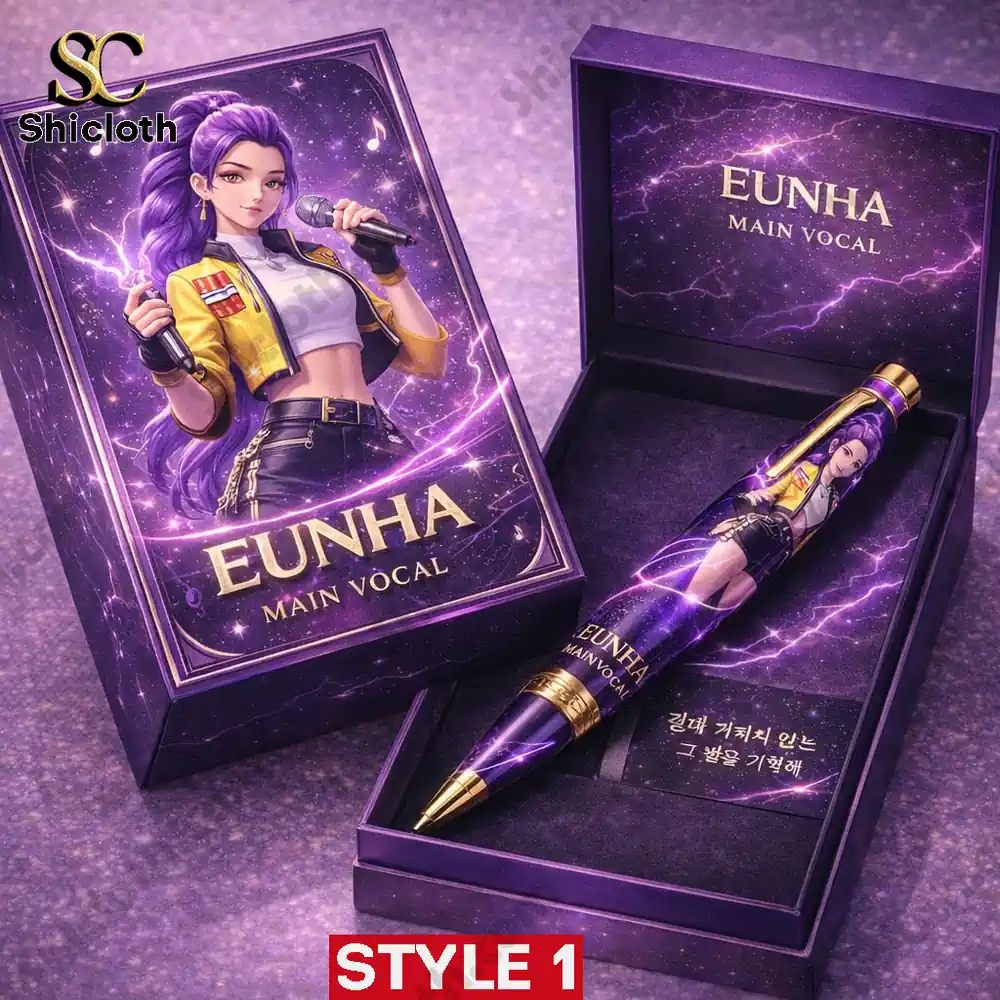 K-Pop Demon Hunter Pen Series 3 Purple themed Eunha main vocal collectible pen in display box!