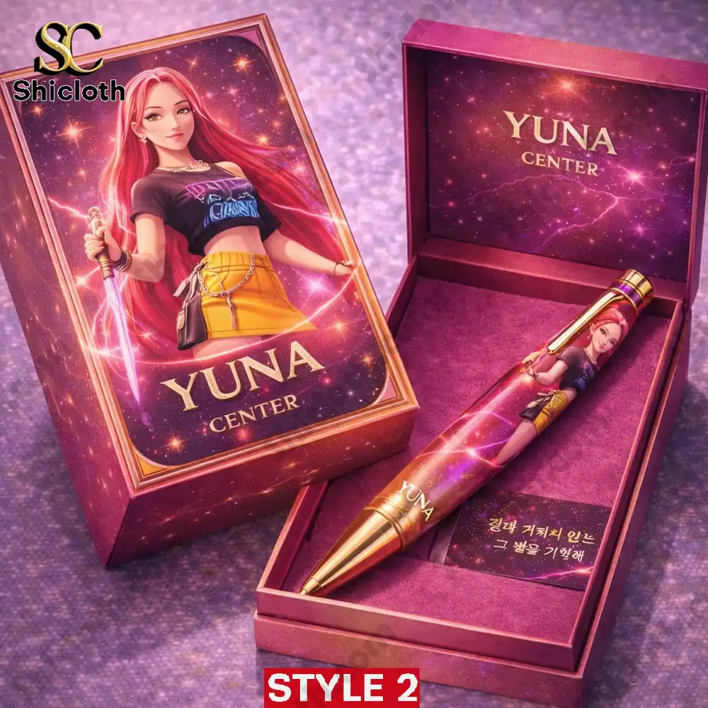 K-Pop Demon Hunter Pen Series 5 Red themed Yuna center collectible pen in premium box!