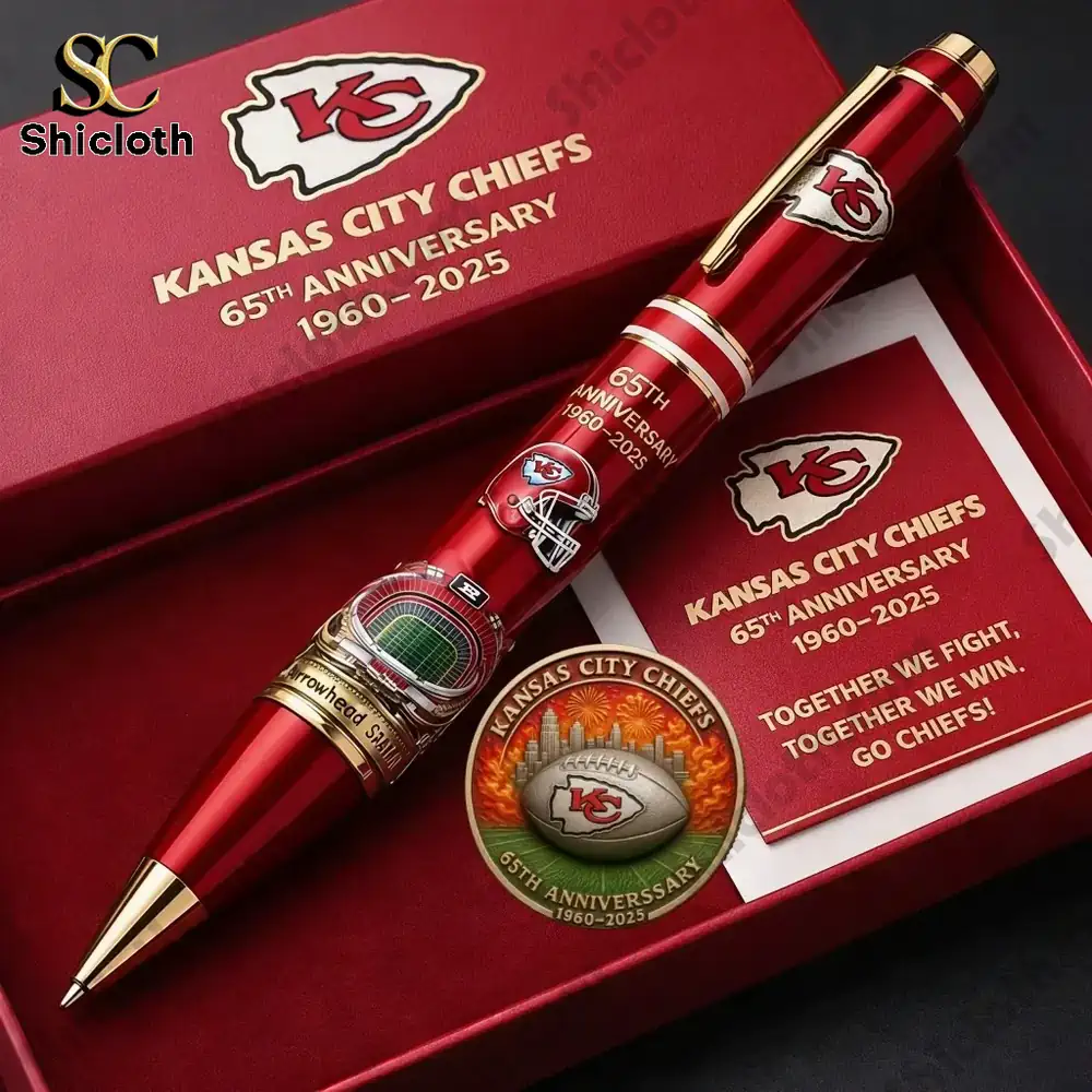 Alternative view of Kansas City Chiefs 65th Anniversary Commemorative Pen