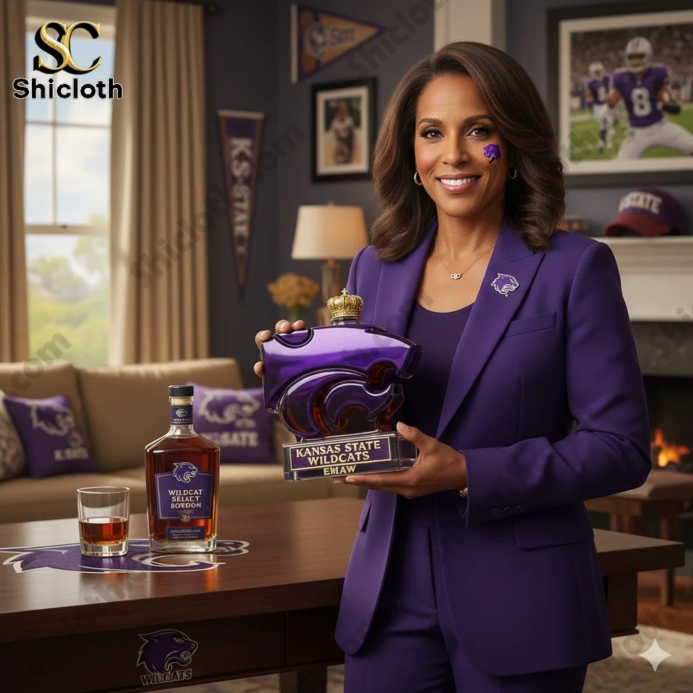 Kansas State Wildcats 130th Anniversary 1896-2026 Whiskey Bottle