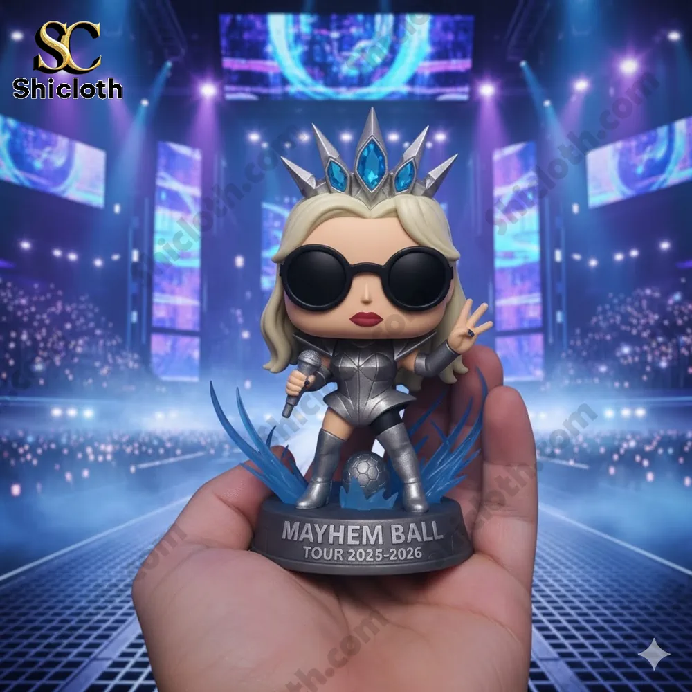 Mike Tomlin End Of An Era Pittsburgh Steelers Commemorative Pop Figure 14 Concert style singer figure held in hand on a glowing stage!