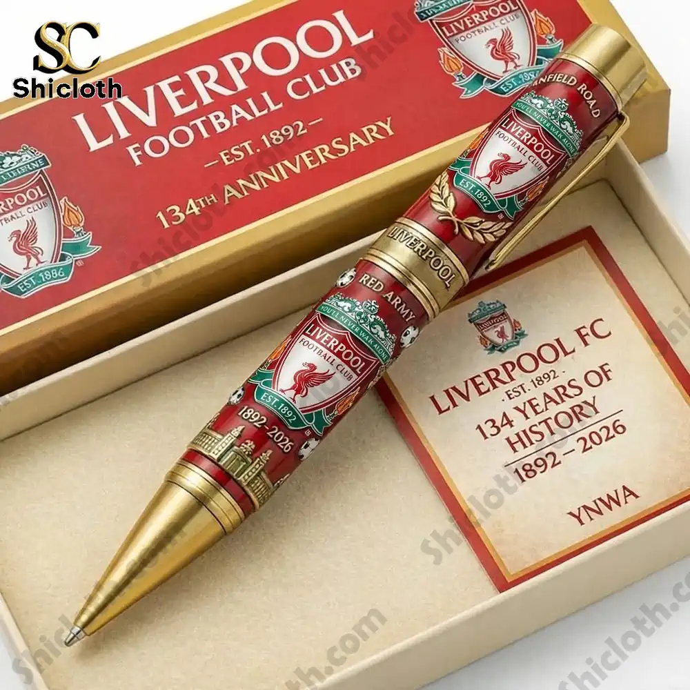 Liverpool FC anniversary collector pen displayed in premium gift box!