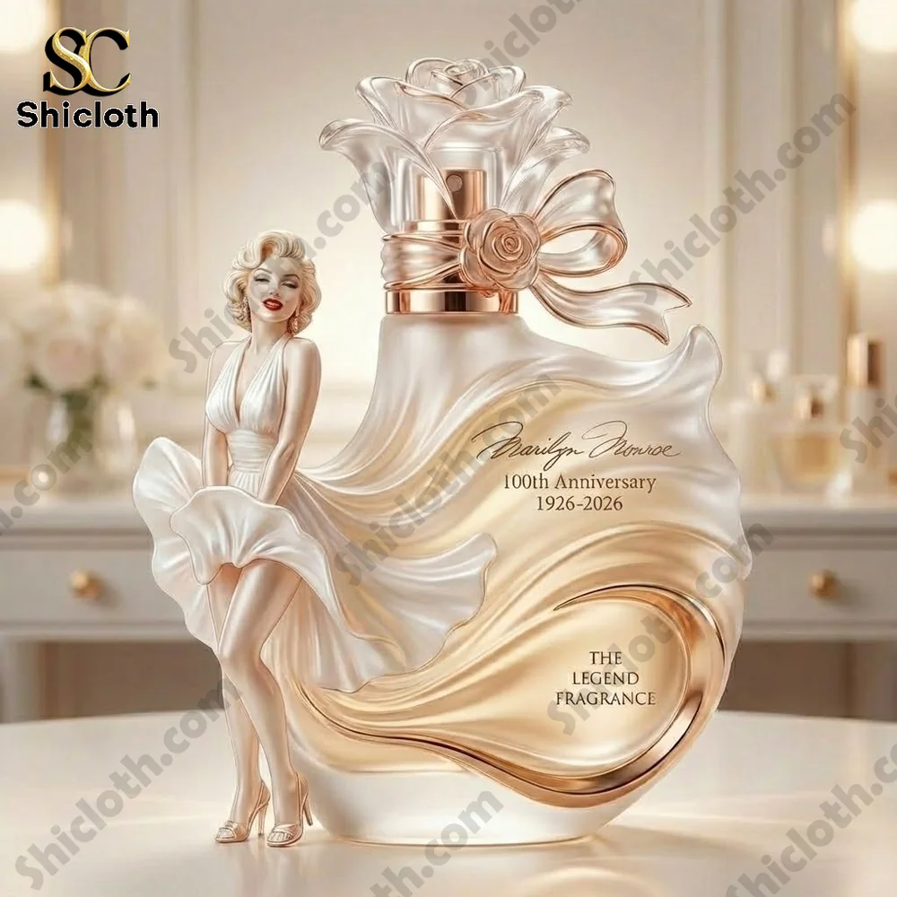 Artistic perfume bottle with iconic feminine figure from Shicloth shop!