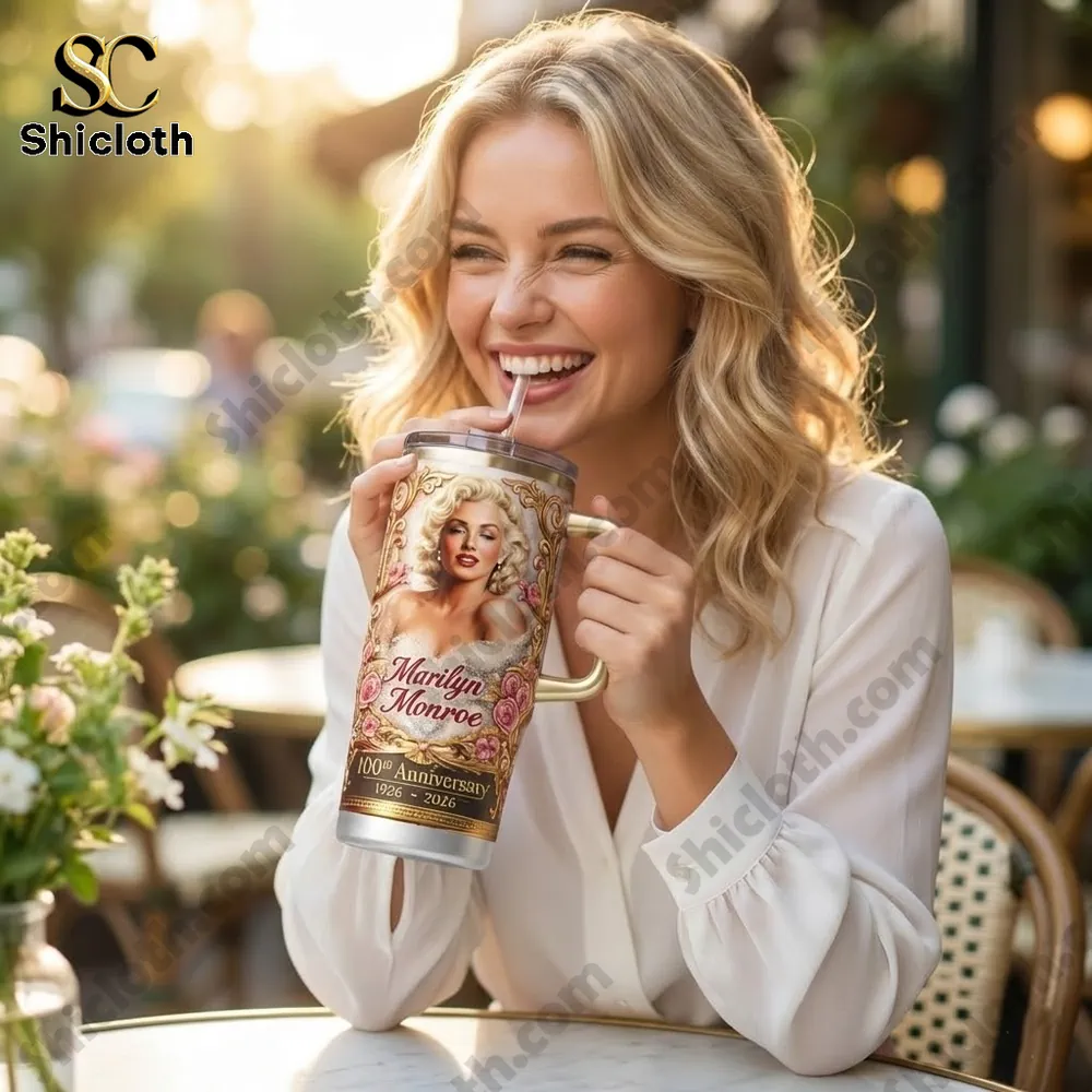 Marilyn Monroe 100th Anniversary 1926-2026 Tumbler With Handle