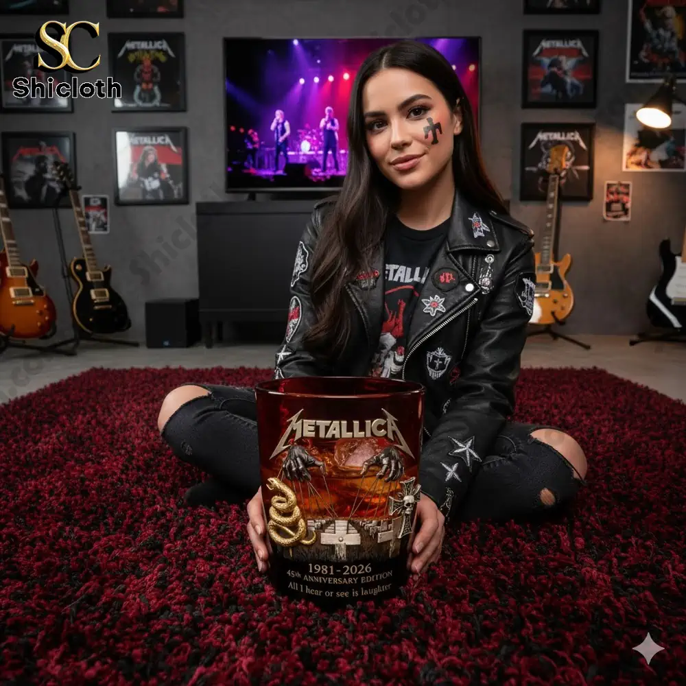 Metallica 45th Anniversary Commemorative Whiskey Glass
