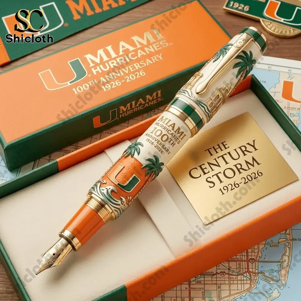 Miami Hurricanes fountain pen in presentation box!