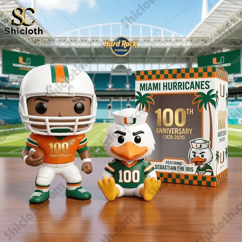 Alternative view of Miami Hurricanes 100th Anniversary Commemorative Editon Pop Figure Doll