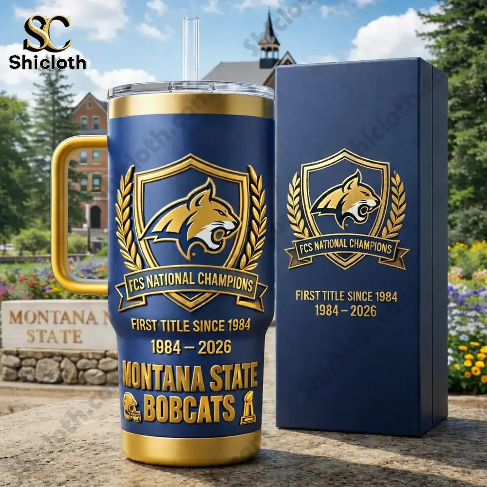 Alternative view of Montana State Bobcats Fcs National Champions Yeti Tumbler 2026