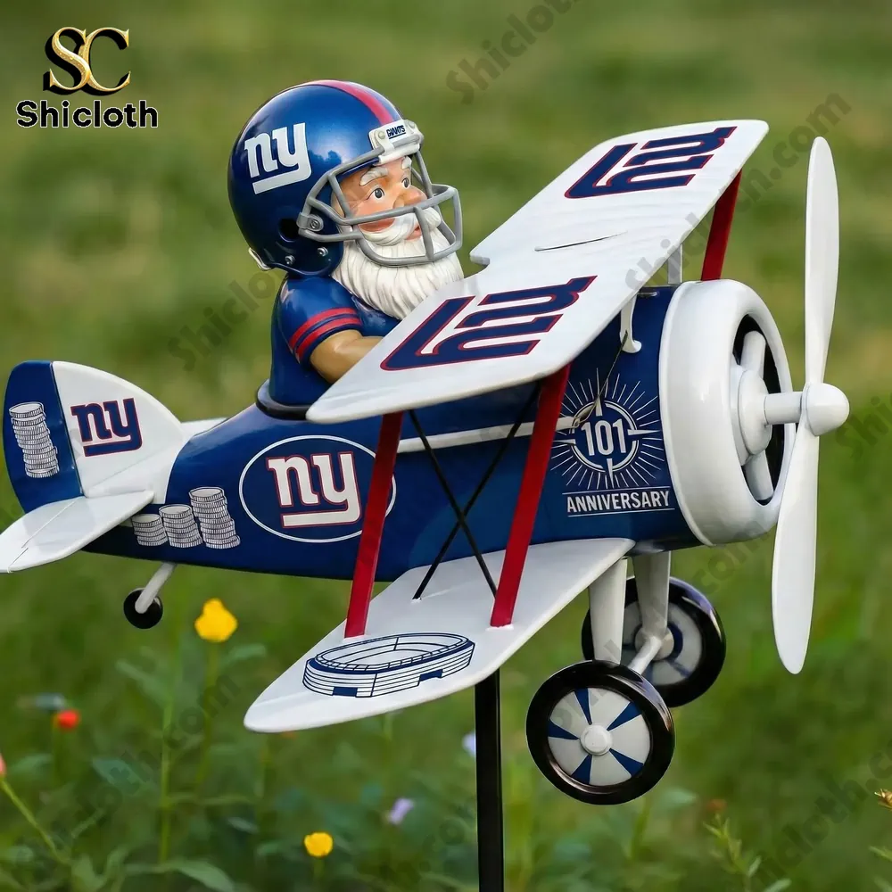 New York Giants 101st Anniversary Commemorative Garden Windmill ? Heartfelt Gifts Studio