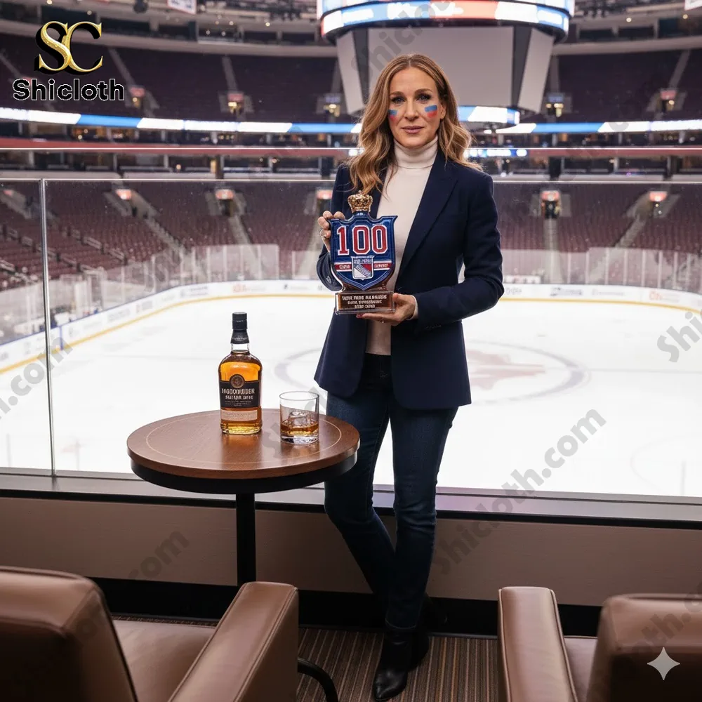 New York Rangers 100th Anniversary 1926-2026 Whiskey Bottle
