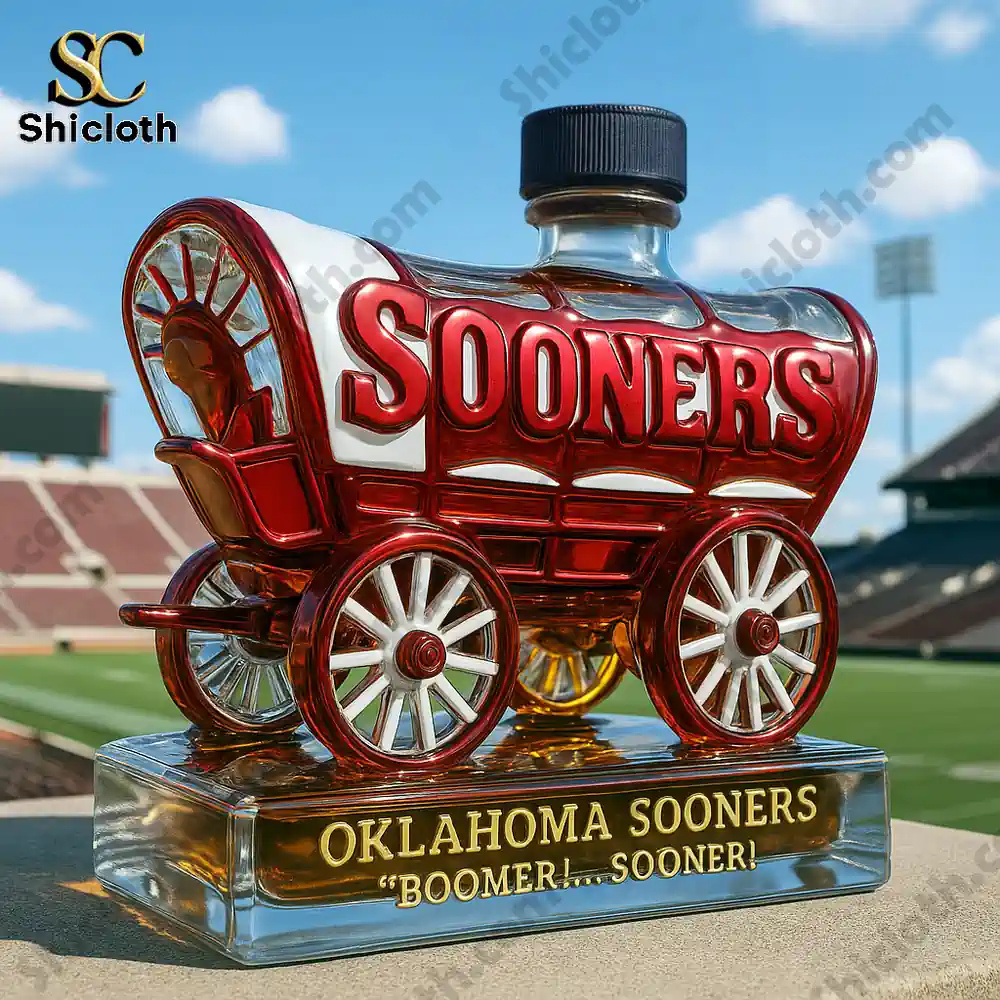 Oklahoma Sooners 131th Anniversary 1895-2026 Whiskey Bottle 4 Oklahoma Sooners 131th Anniversary 1895-2026 Whiskey Bottle - Image 4