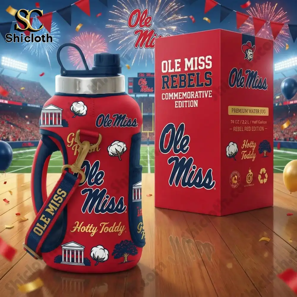 Alternative view of Ole Miss Rebels Commemorative Edition Premium Water Jug