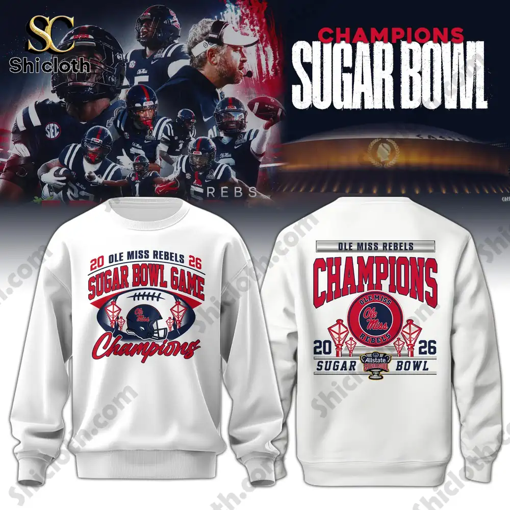 Ole Miss Rebels Sugar Bowl Champions 2026 Hoodie 6 Ole Miss Rebels Sugar Bowl Champions 2026 Hoodie - Image 6