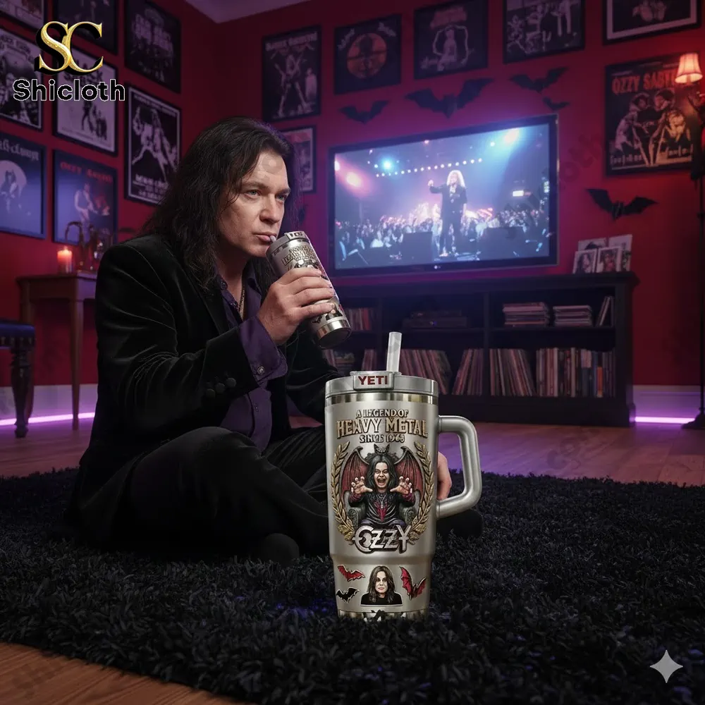 Ozzy Osbourne A Legend of Heavy Metal Rock Yeti Tumbler