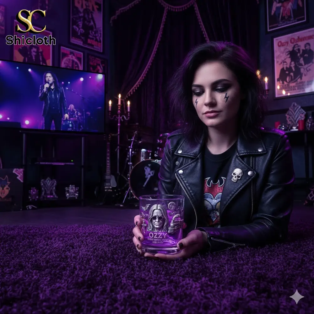Ozzy Osbourne Heavy Metal Legend Whiskey Glass