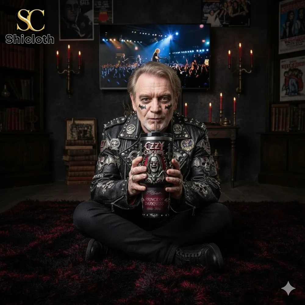 Ozzy Osbourne Prince of Darkness 1948-2026 Tumbler Cup
