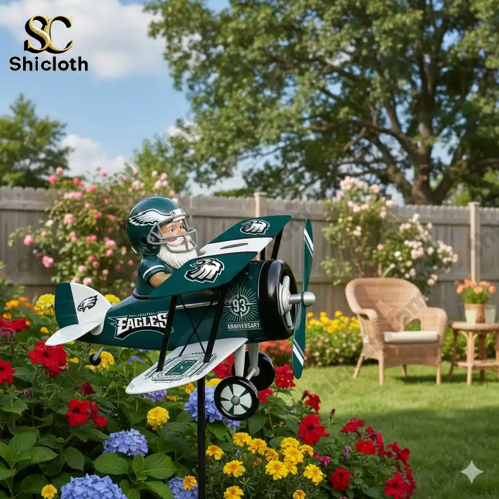 Philadelphia Eagles 93rd Anniversary Commemorative Garden Windmill