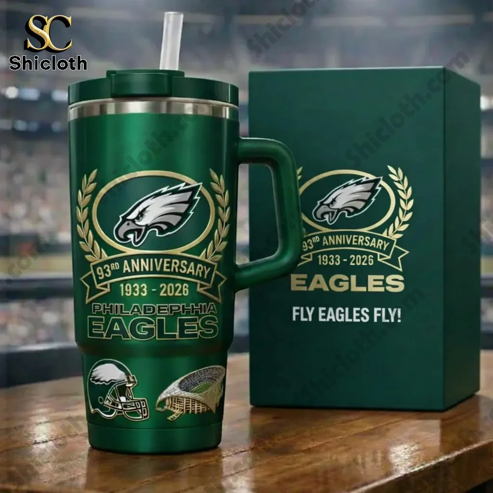 Philadelphia Eagles anniversary travel tumbler with gift box!