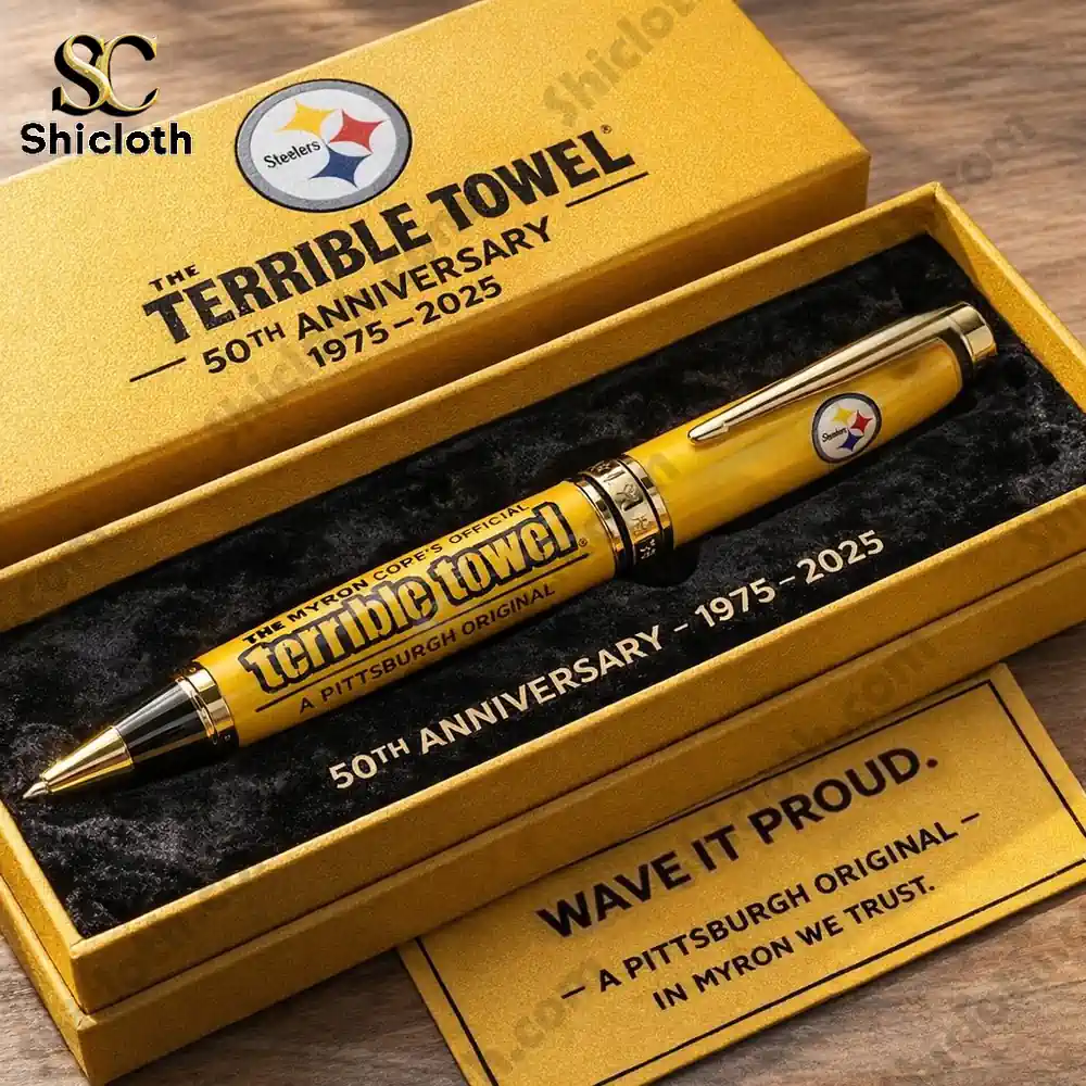 Pittsburgh Steelers The Terrible Towel 50th Anniversary Pen