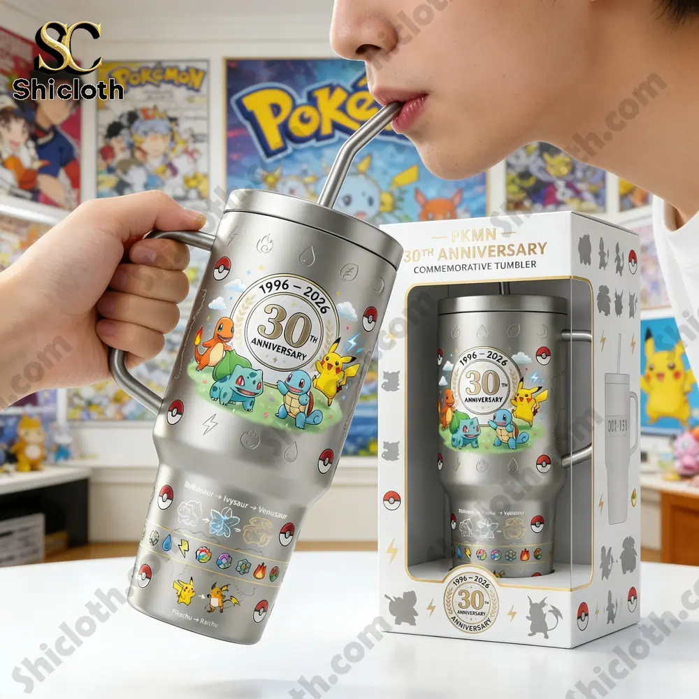 Pokemon 30th Anniversary Commemorative Tumbler