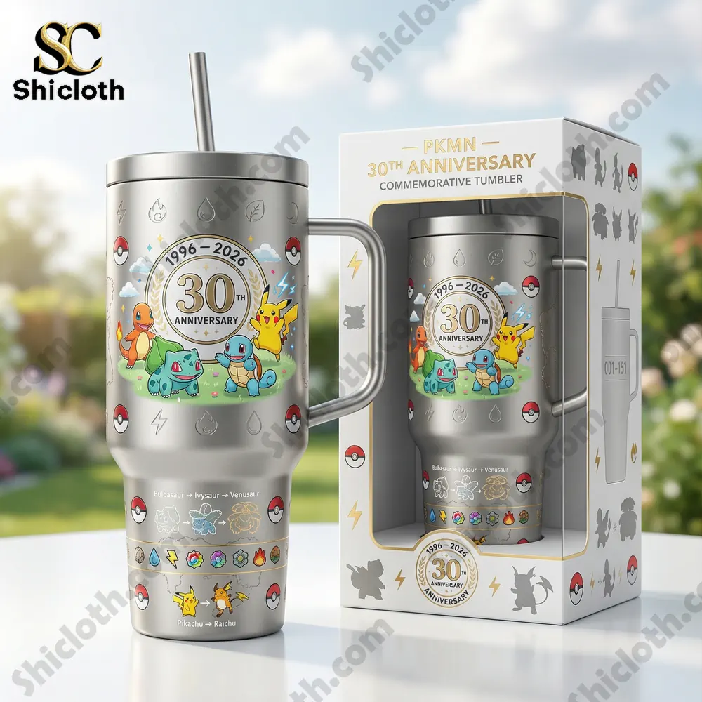 Alternative view of Pokemon 30th Anniversary Commemorative Tumbler