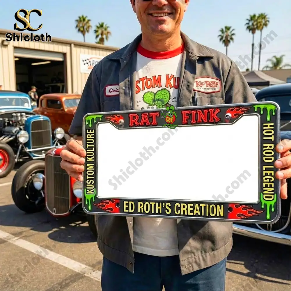 Rat Fink License Plate Frame
