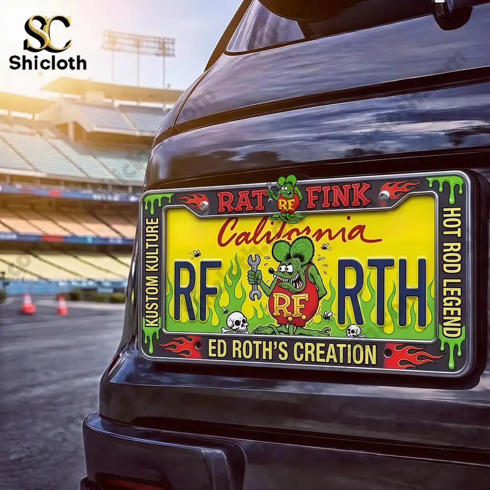 Alternative view of Rat Fink License Plate Frame