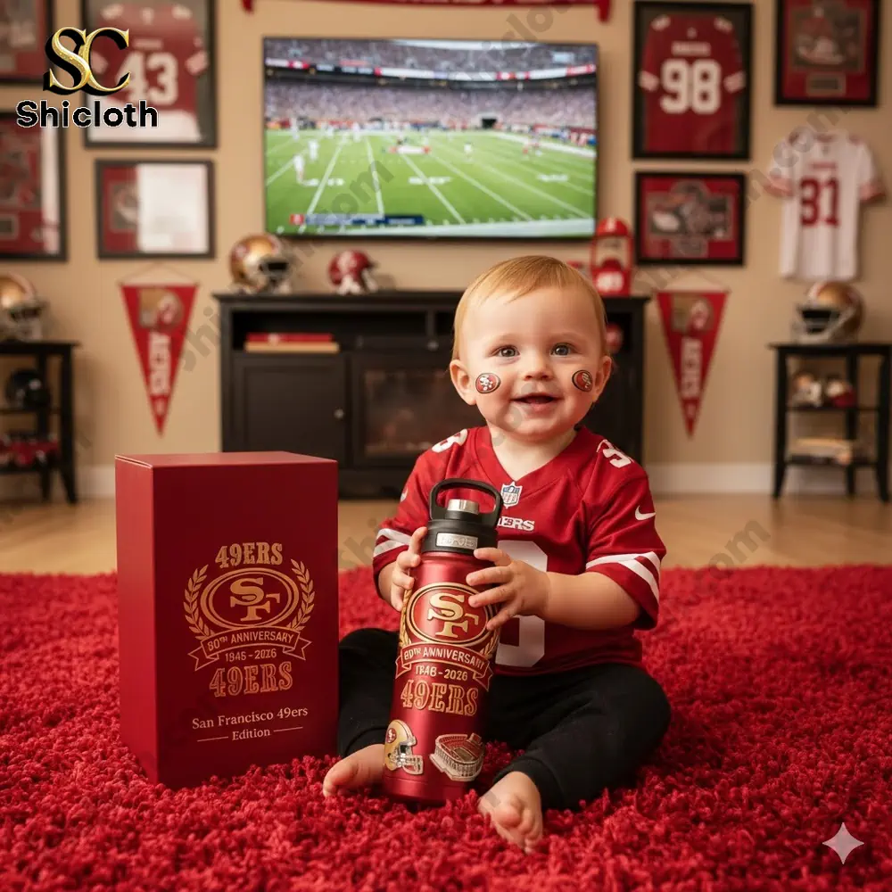 San Francisco 49ers 80th Anniversary Commemorative Tervis Water Bottle
