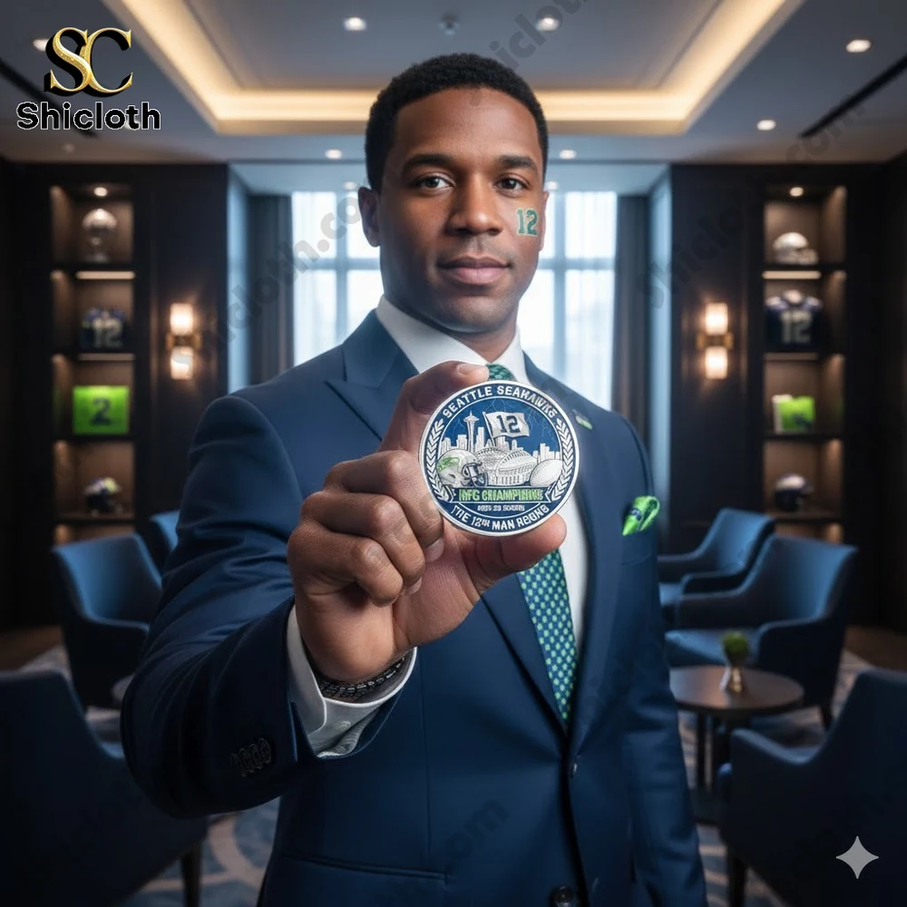 Seattle Seahawks 2025 NFC Champions Commemorative Edition Coin