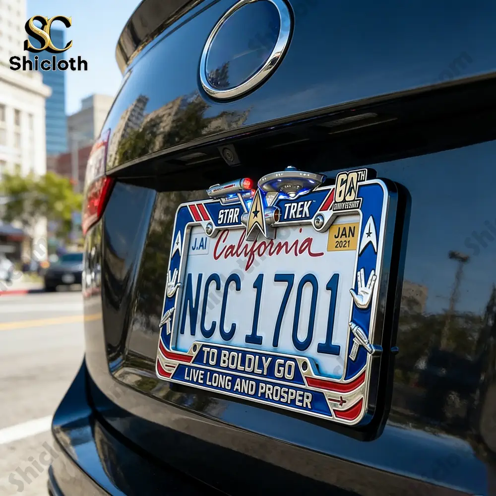 Star Trek 60th Anniversary NCC-1701 License Plate Frame