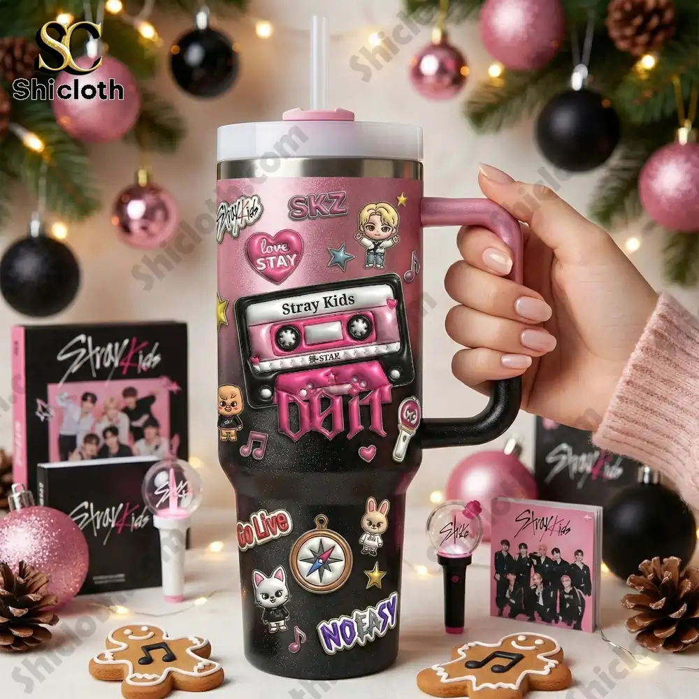 Stray Kids Skzoo Tumbler With Handle