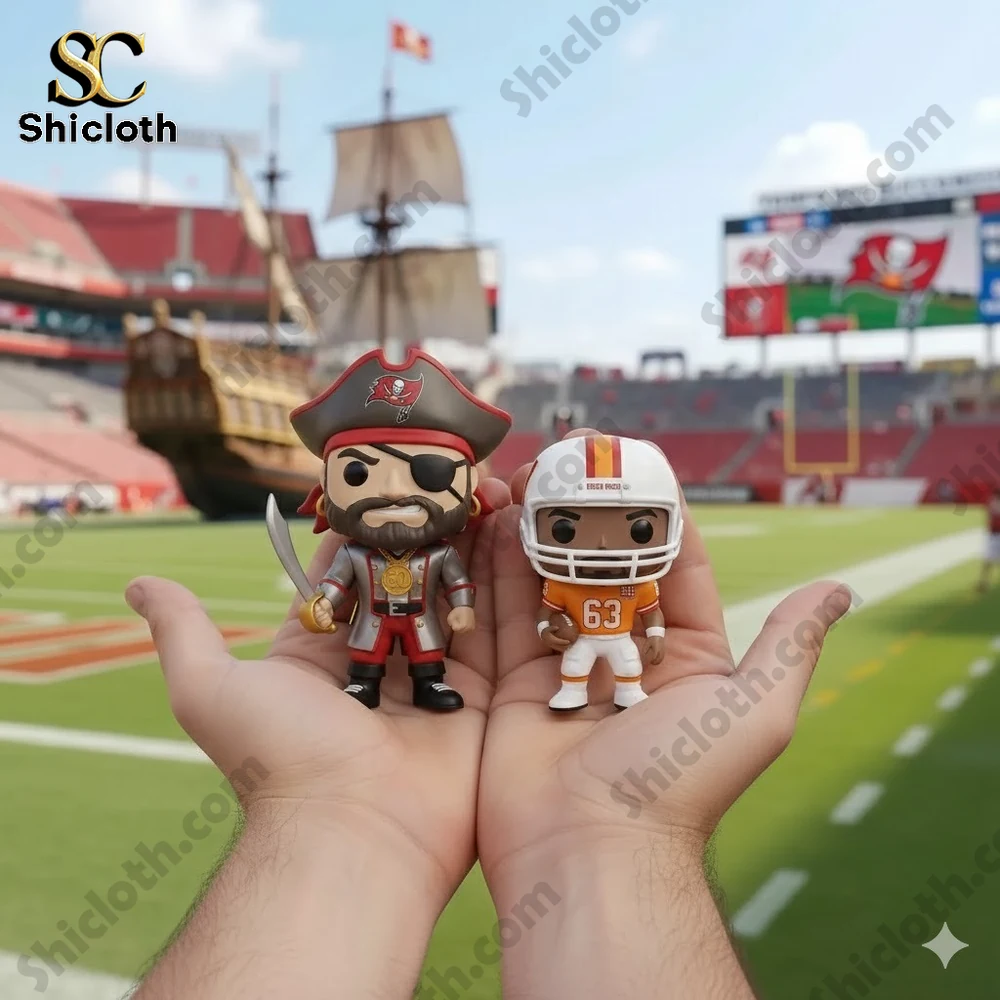 Tampa Bay Buccaneers 50th Anniversary Commemorative Pop Figure Doll (1976-2026)