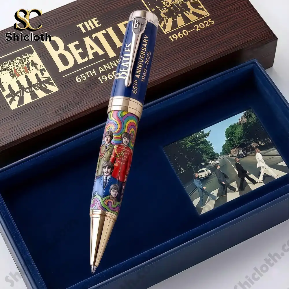 Alternative view of The Beatles 65th Anniversary Commemorative Pen