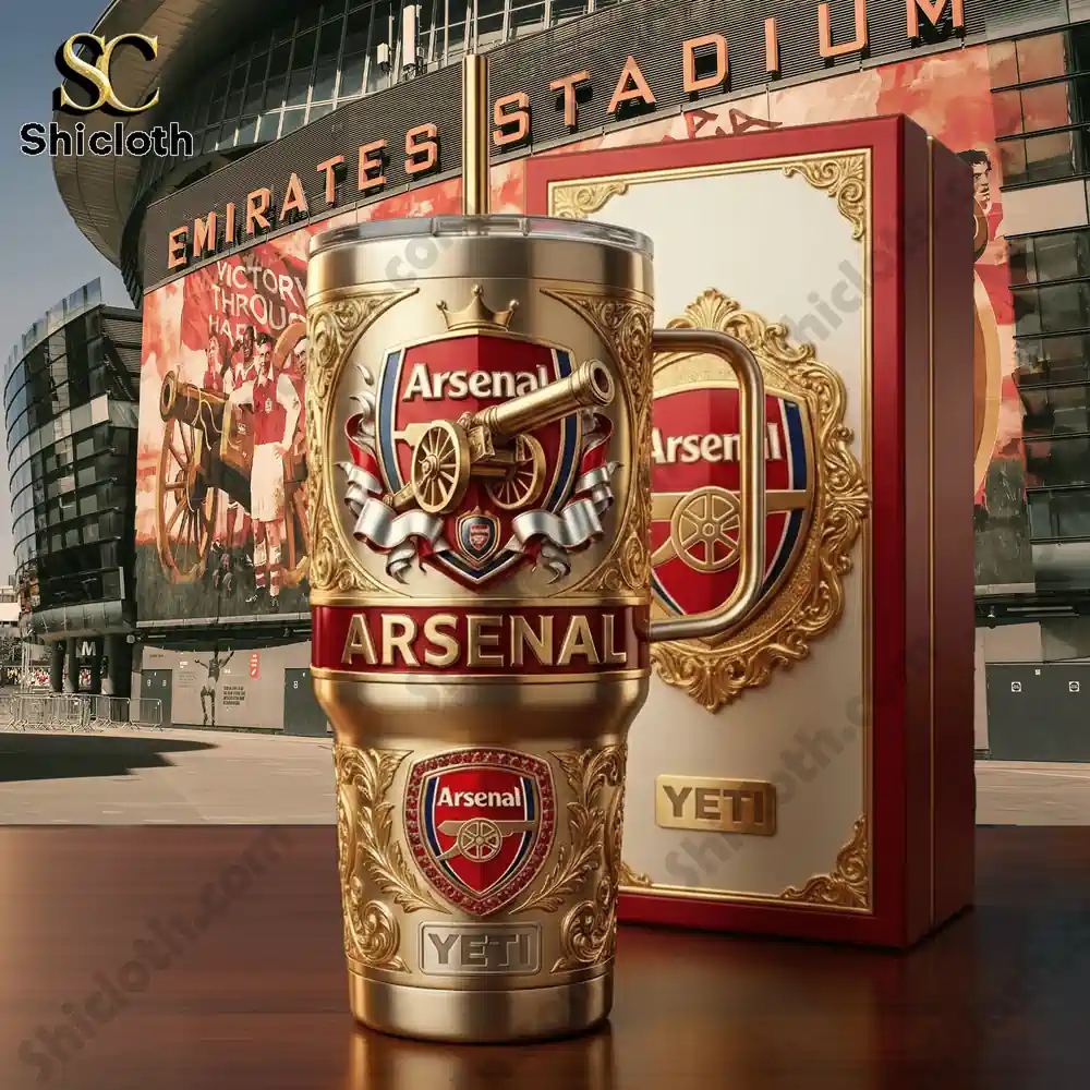 The Gunners Arsenal  40oz Yeti Tumbler With Handle