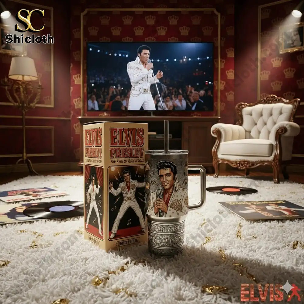 The King of Rock N' Roll Limited Edition Tumbler With Handle