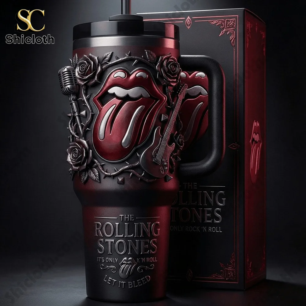 Alternative view of The Rolling Stones Its Only Rock N Roll Let It Bleed Tumbler