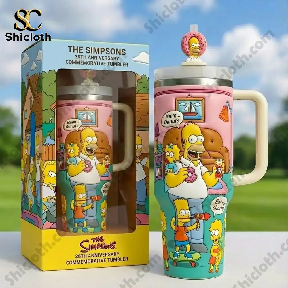 Alternative view of The Simpsons 36th Anniversary Tumbler Cup