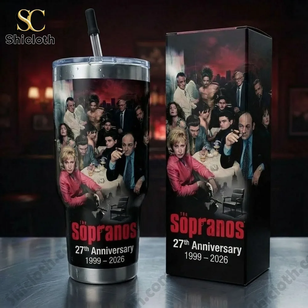 Alternative view of The Sopranos 27th Anniversary 1999-2026 Tumbler