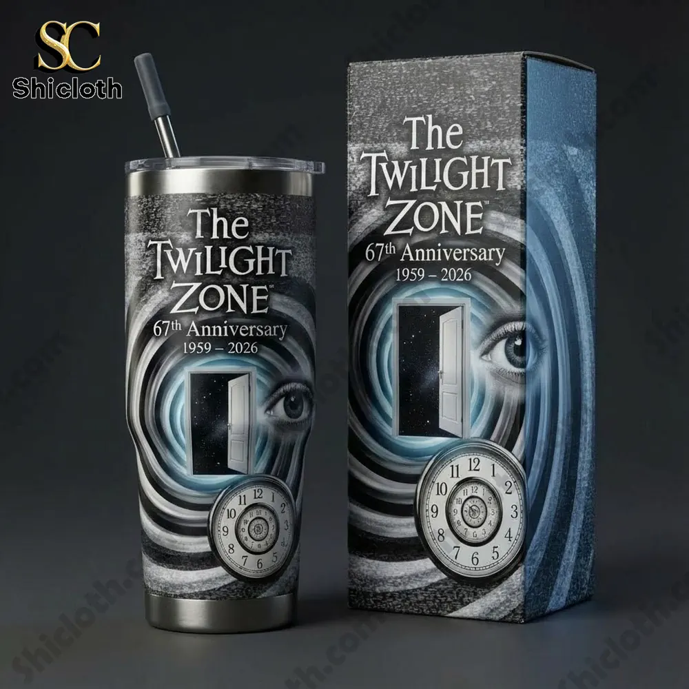 Alternative view of The Twilight Zone 67th Anniversary 1959-2026 Tumbler