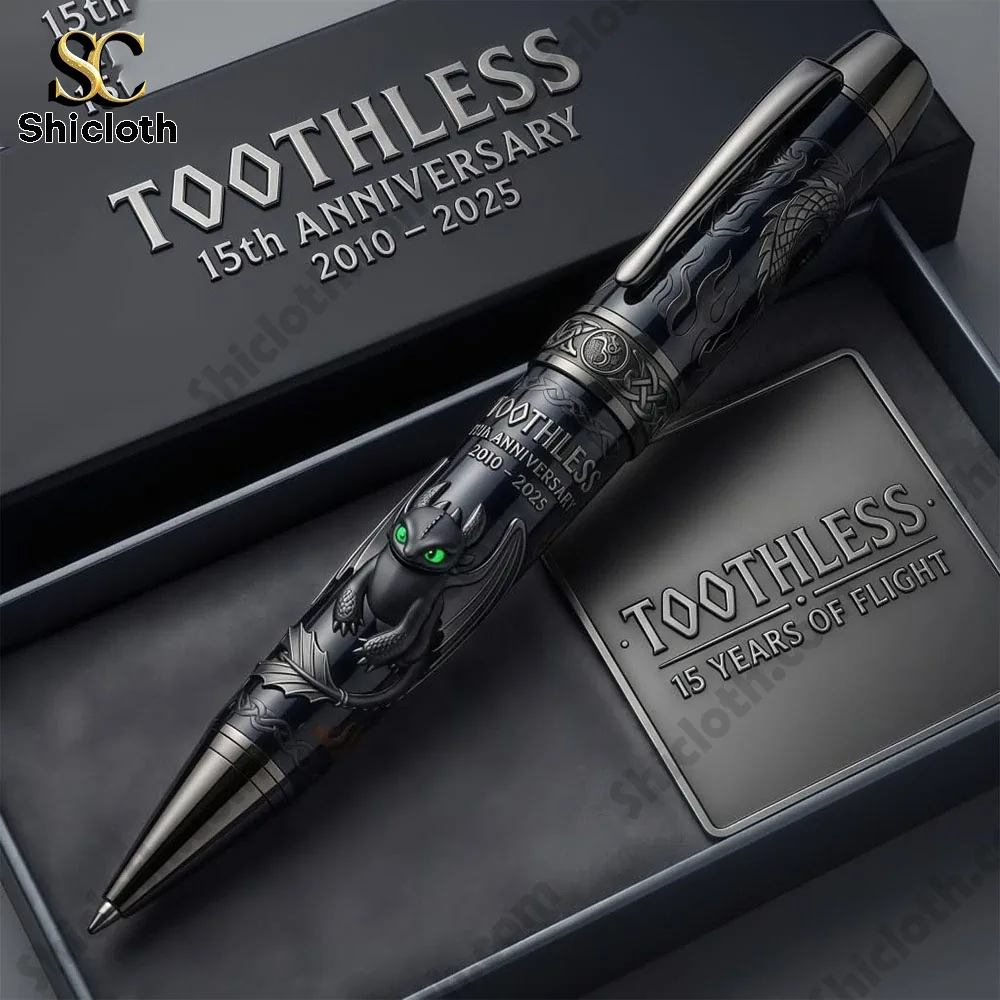 Toothless anniversary collectible pen in gift box!