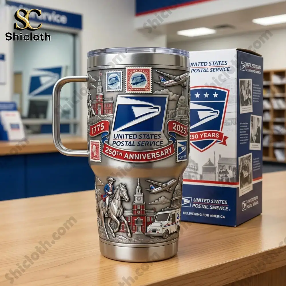 Alternative view of USPS 250th Anniversary Commemorative Tumbler Cup