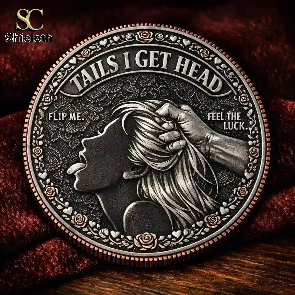 Alternative view of Valentine Double Love Commemorative Coin