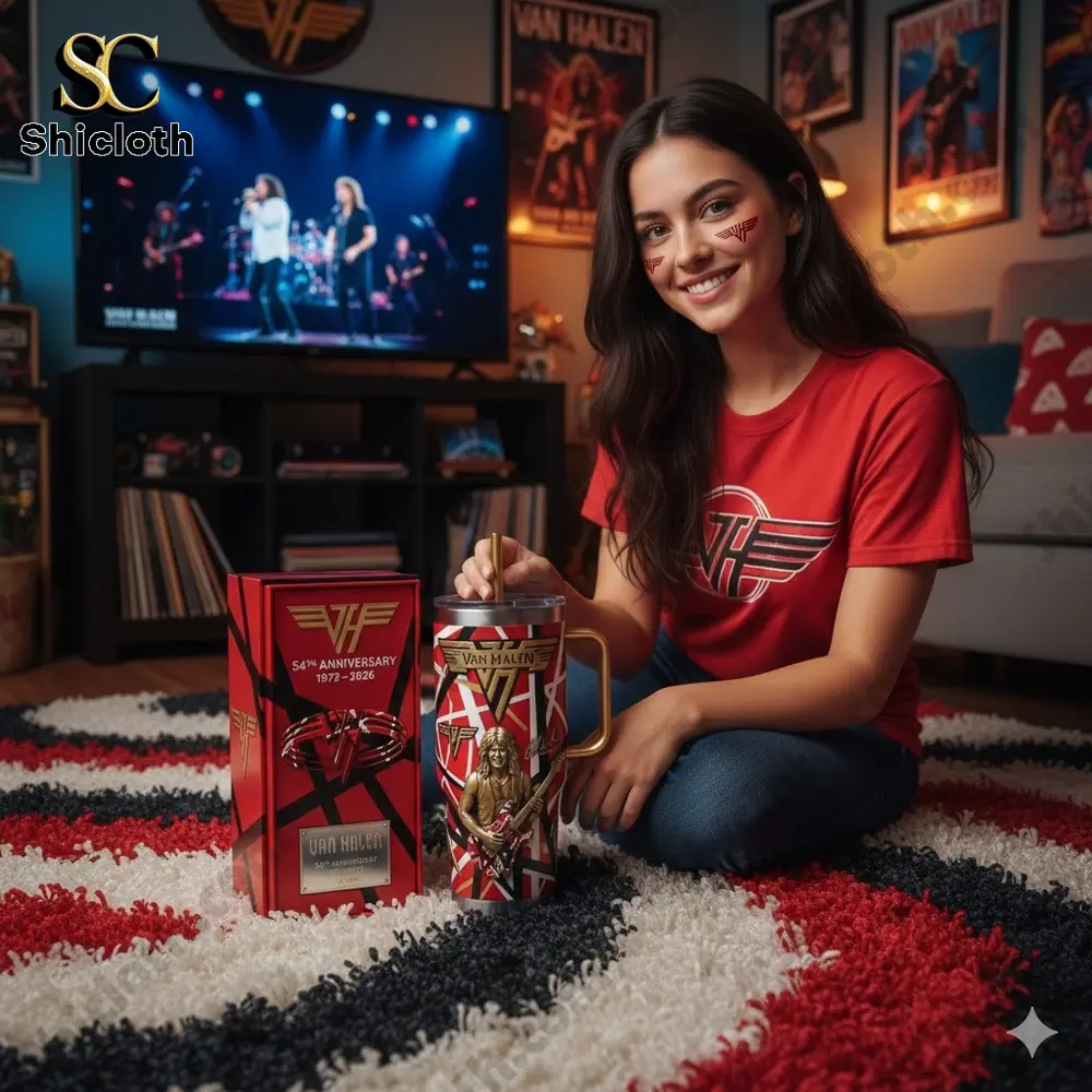 Van Halen 54th Anniversary 1972-2026 Tumbler