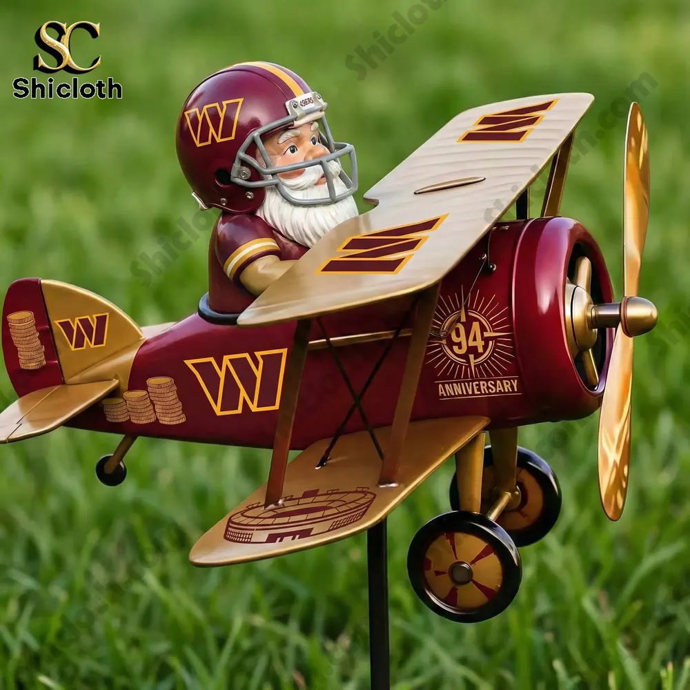 Washington Commanders 94th Anniversary Commemorative Garden Windmill ? Heartfelt Gifts Studio